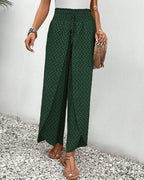 Lizzy | Hose mit weitem Bein und Geometrie-Druck