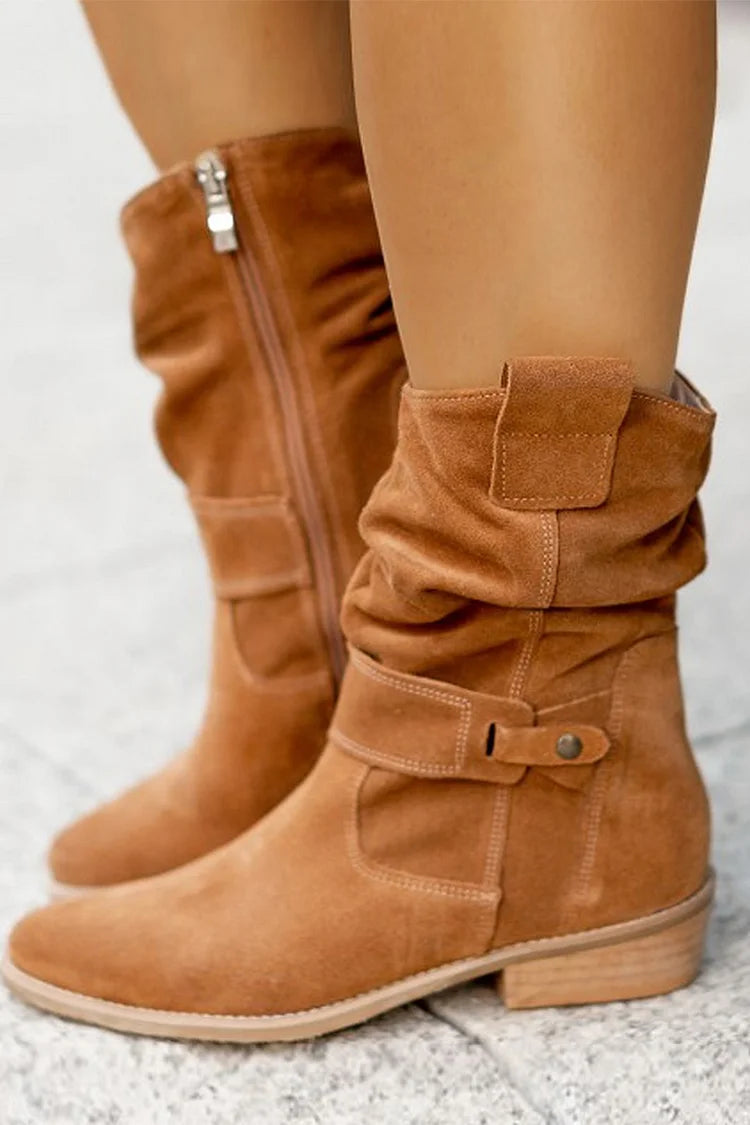Clémence | Weiche Wildleder-Stiefeletten