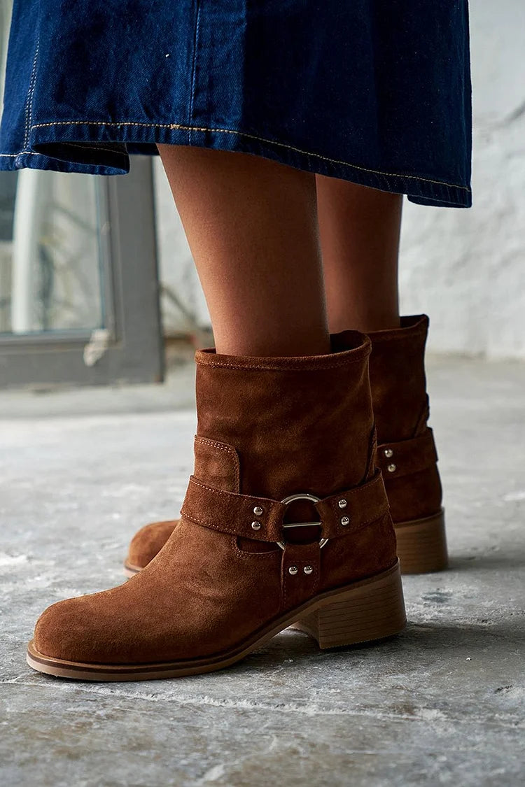 Juliette | Stiefeletten mit Vintage-Schnallen