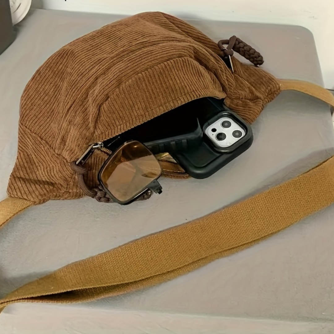 Bruna | Schultertasche Cord