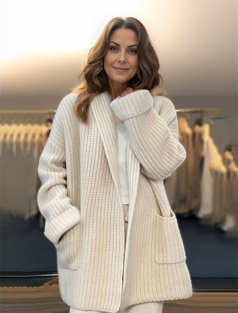 Damen Weiche Strickjacke – Lässig für Herbst und Winter