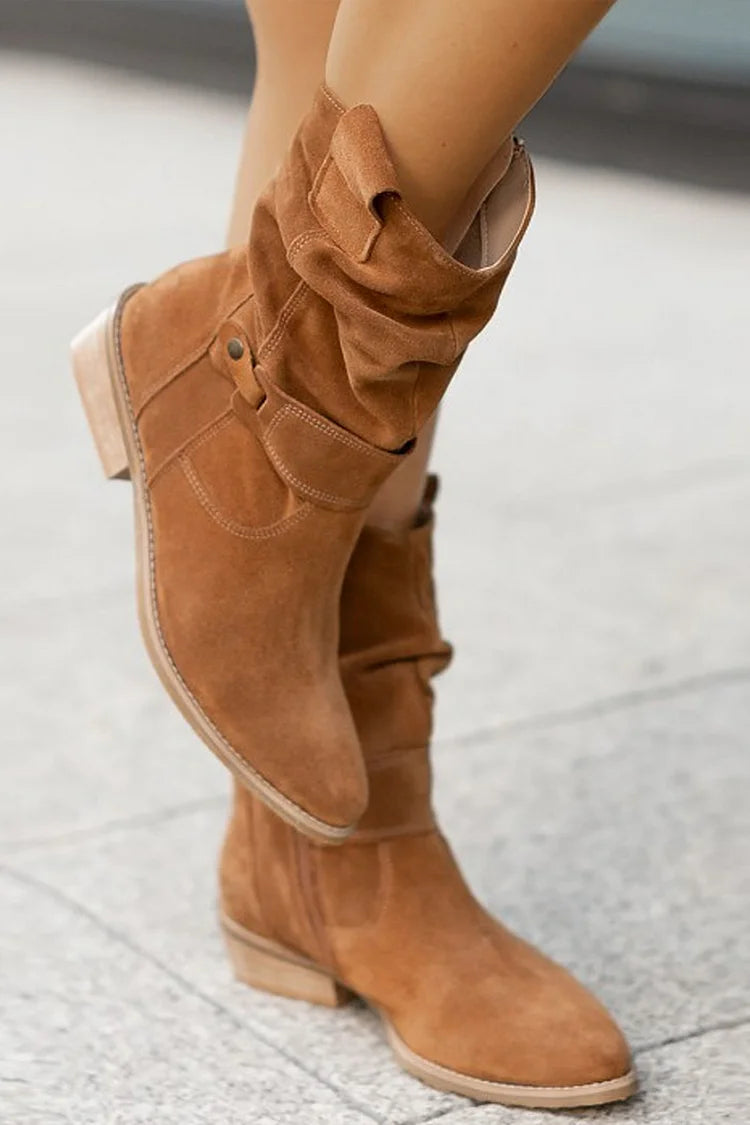 Clémence | Weiche Wildleder-Stiefeletten
