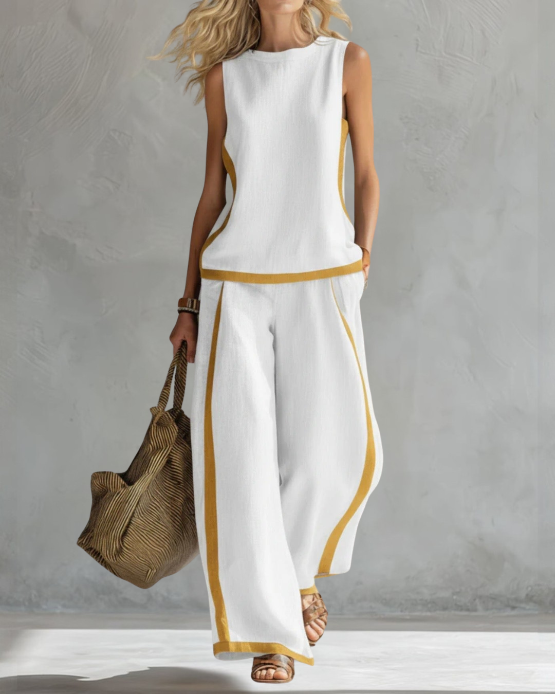 Soraya | Elegantes Set mit weitem Bein und lockerer Passform