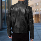 Calvin™ | Veganes Leder Herrenjacke