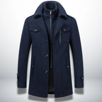 Nordelle | Luxuriöser Doppelkragen-Trenchcoat für Herren