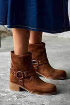 Juliette | Stiefeletten mit Vintage-Schnallen