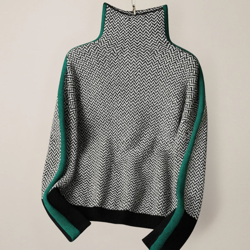 Martina™ | Pullover mit hohem Kragen