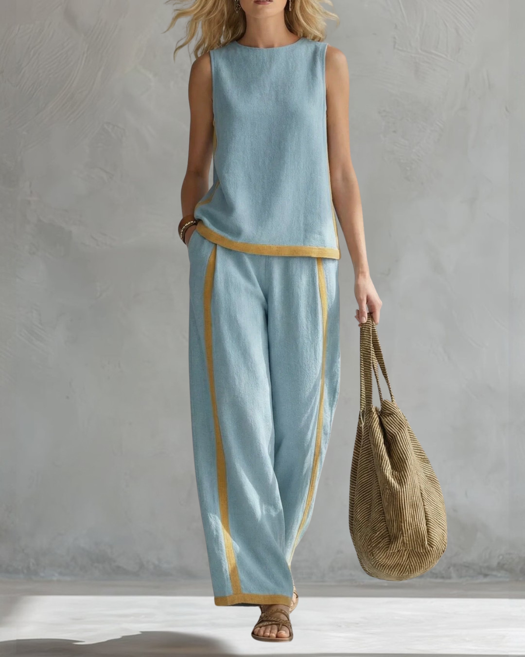 Soraya | Elegantes Set mit weitem Bein und lockerer Passform
