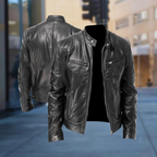 Calvin™ | Veganes Leder Herrenjacke