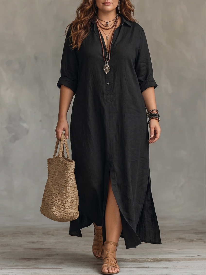 WILLOW | Mediterranes Sommer-Maxikleid