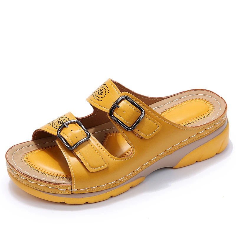 Saar I Sandalen Lovas für Fersensporn, breite Füße und Arthrose