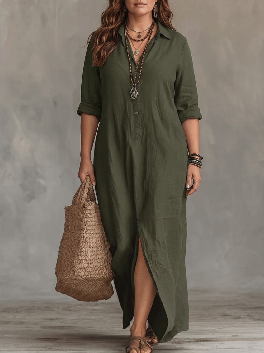 WILLOW | Mediterranes Sommer-Maxikleid