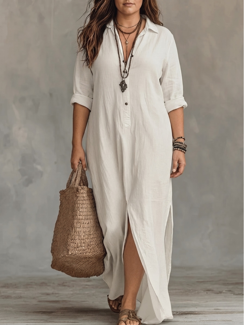 WILLOW | Mediterranes Sommer-Maxikleid