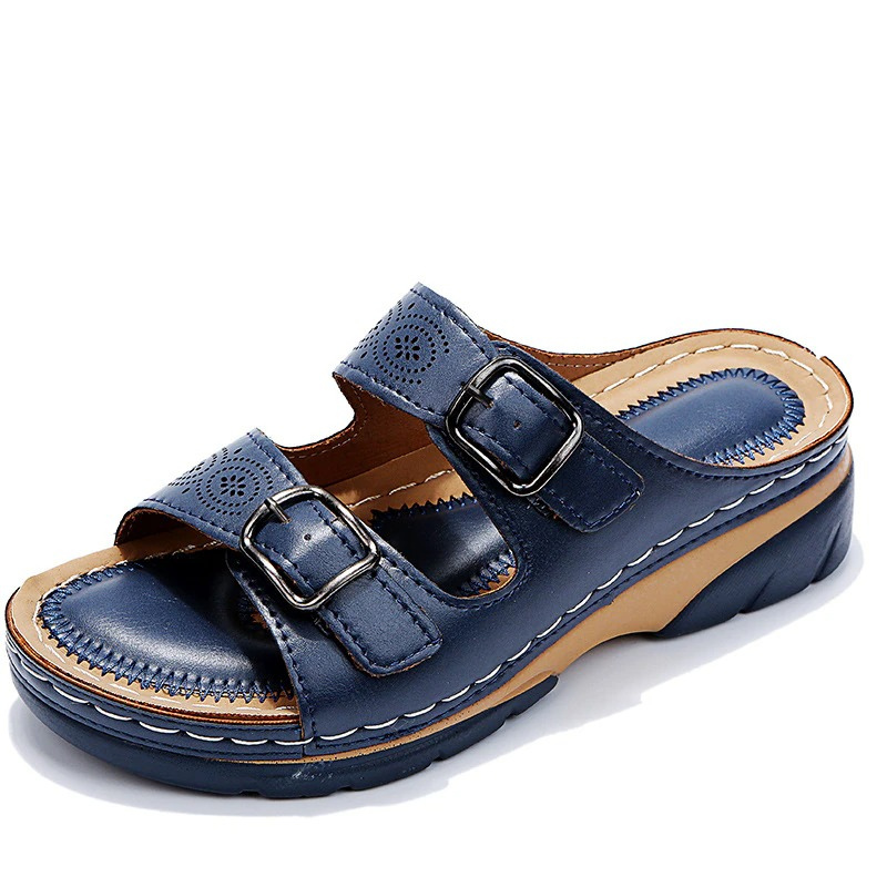Saar I Sandalen Lovas für Fersensporn, breite Füße und Arthrose