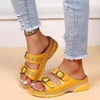 Saar I Sandalen Lovas für Fersensporn, breite Füße und Arthrose