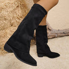 Noémie | Hohe Wildlederstiefel