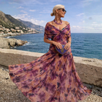 Lydia | Off-Shoulder Maxi-Kleid