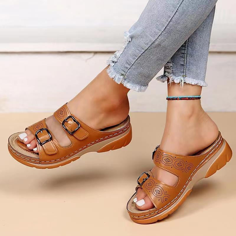 Saar I Sandalen Lovas für Fersensporn, breite Füße und Arthrose