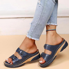 Saar I Sandalen Lovas für Fersensporn, breite Füße und Arthrose