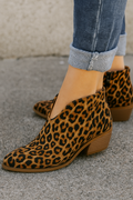 Camille | Stiefeletten mit Leoparden-Print