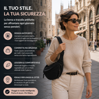 Paola | Schultertasche Schwarz