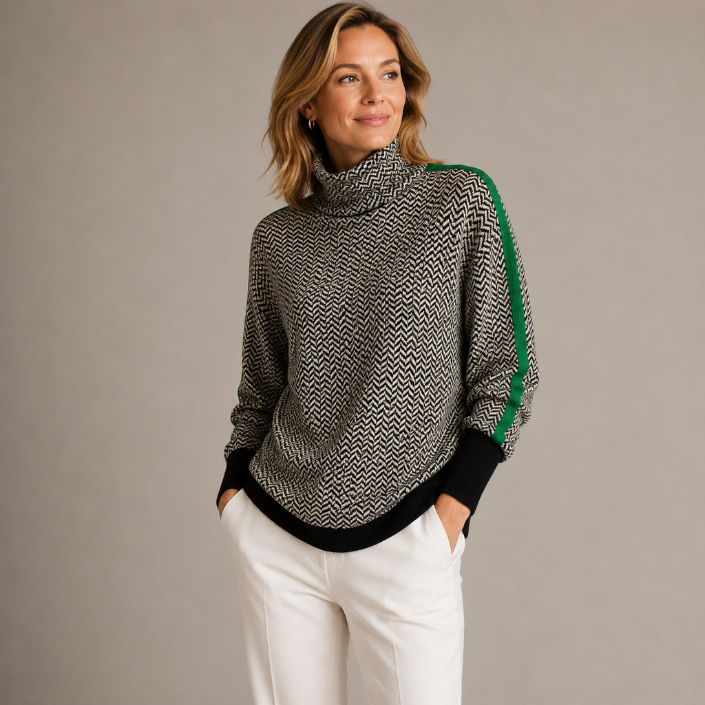 Martina™ | Pullover mit hohem Kragen