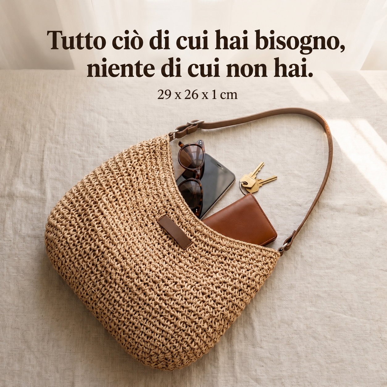 Simona | Elegante Geflochtene Tasche