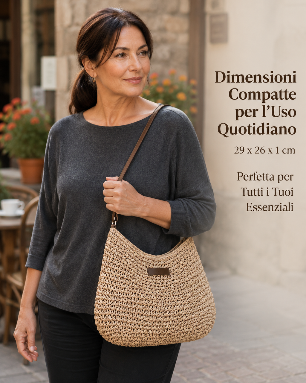 Simona | Elegante Geflochtene Tasche
