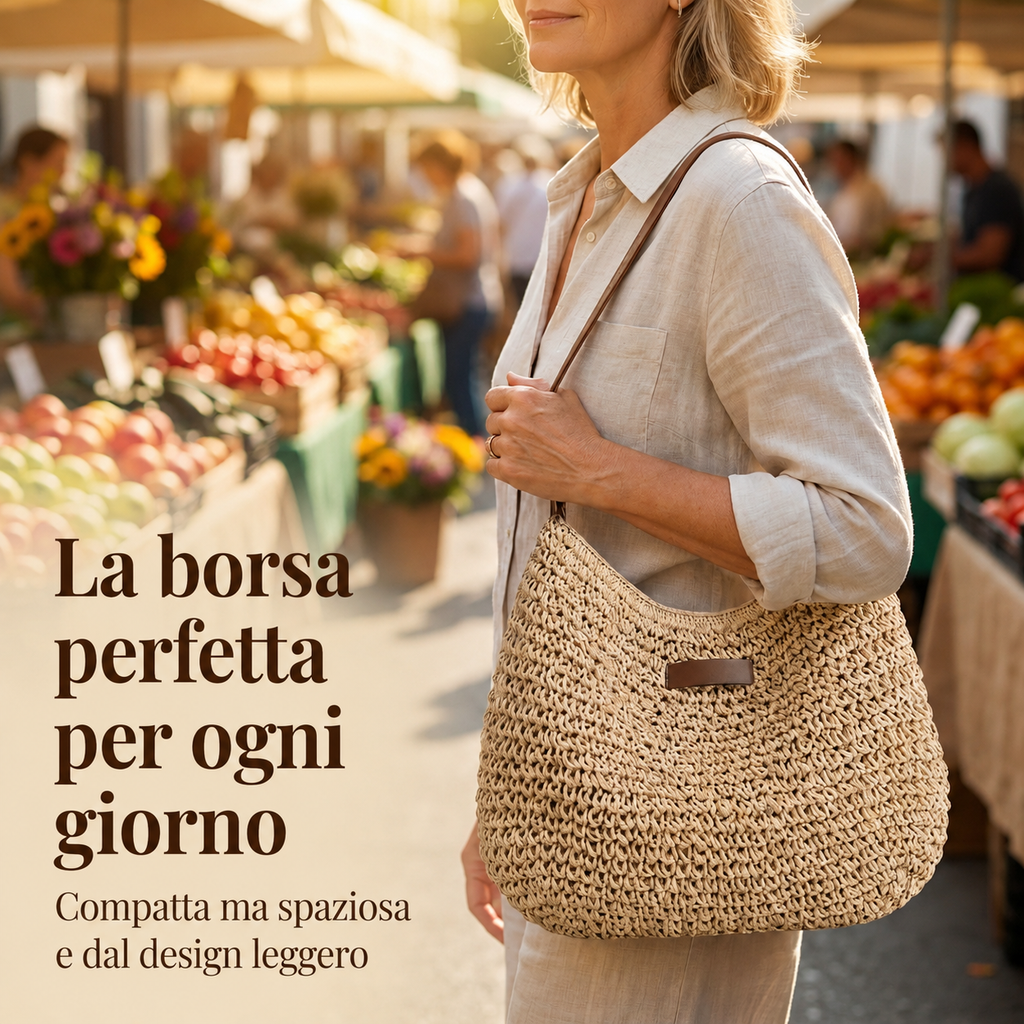 Simona | Elegante Geflochtene Tasche