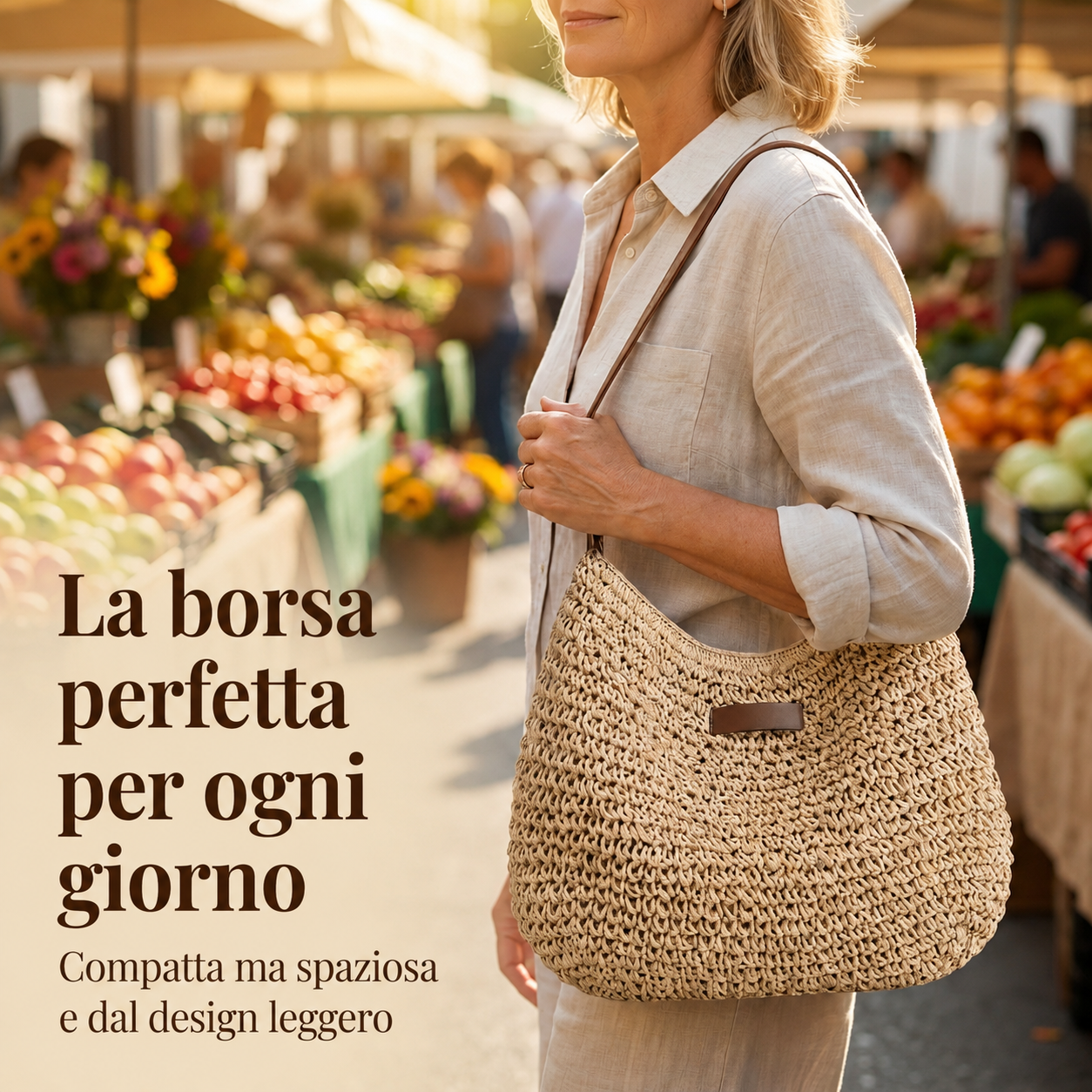 Simona | Elegante Geflochtene Tasche