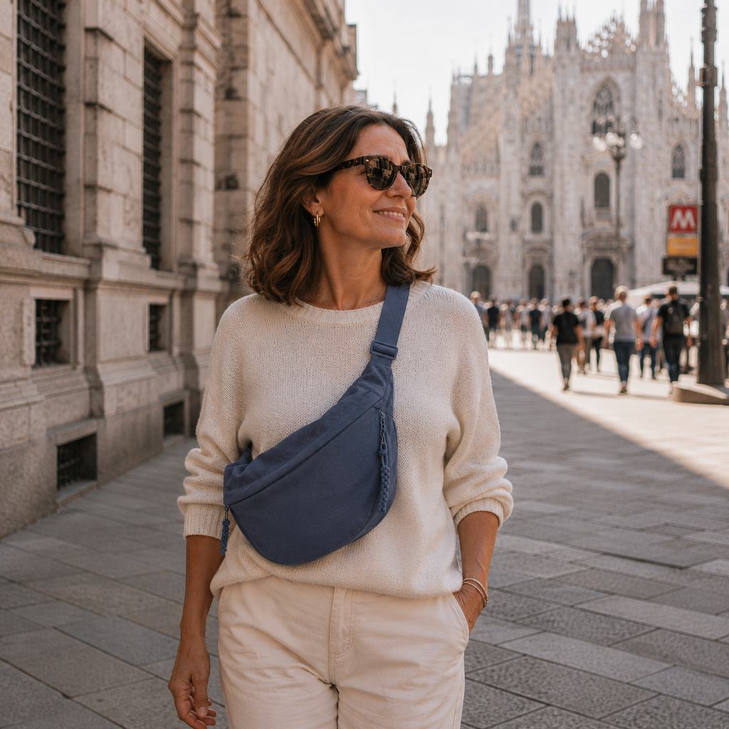 Grazia | Schultertasche Blau