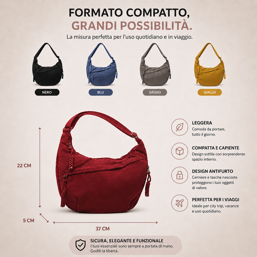 Fernanda | Schultertasche Ocker