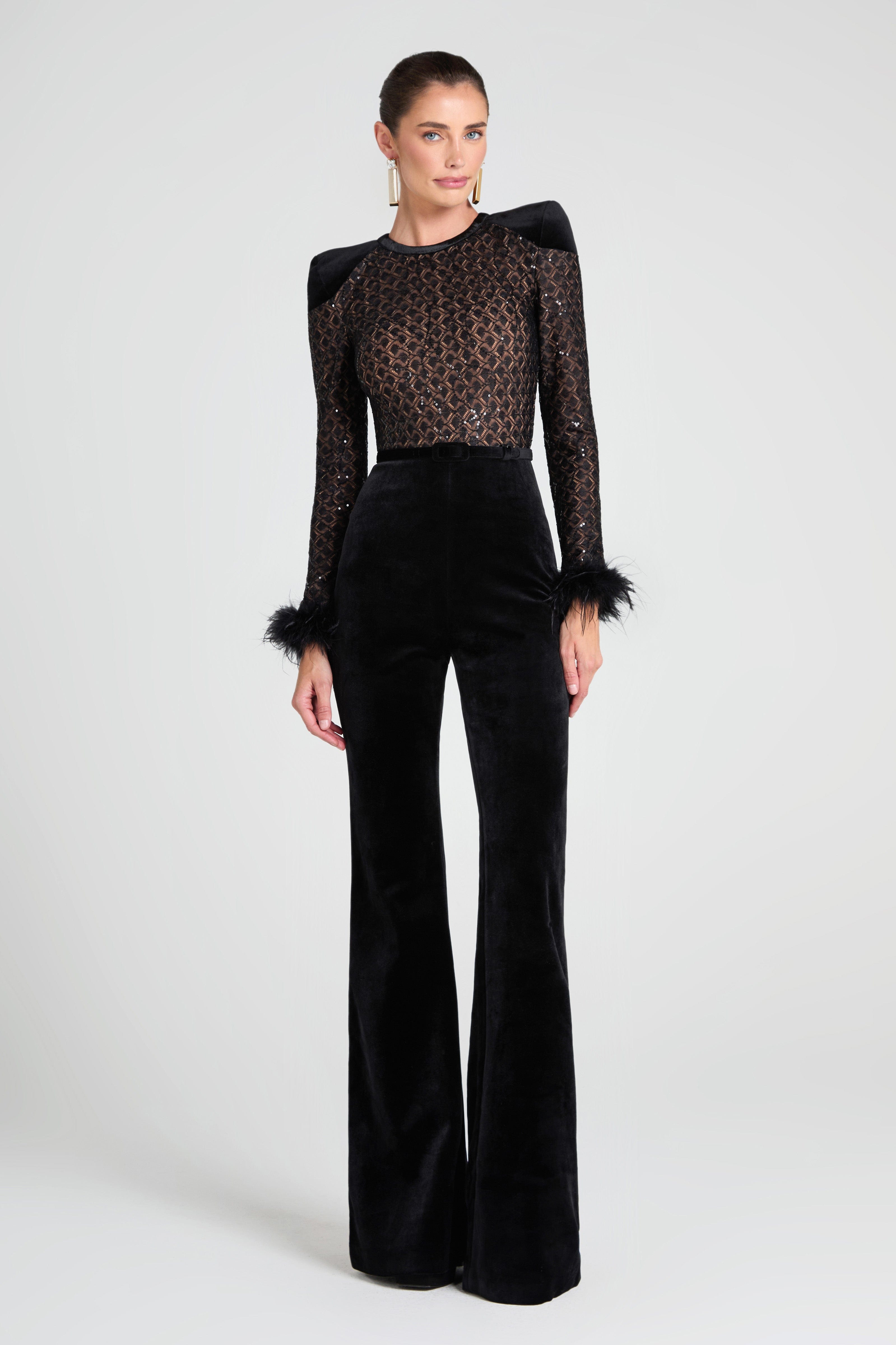 VICTORIA | Eleganter Jumpsuit mit Spitze
