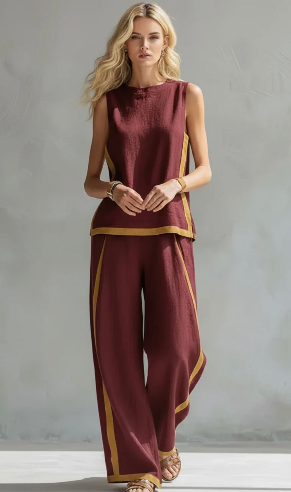 Leila I Elegantes Zweiteiliges Set