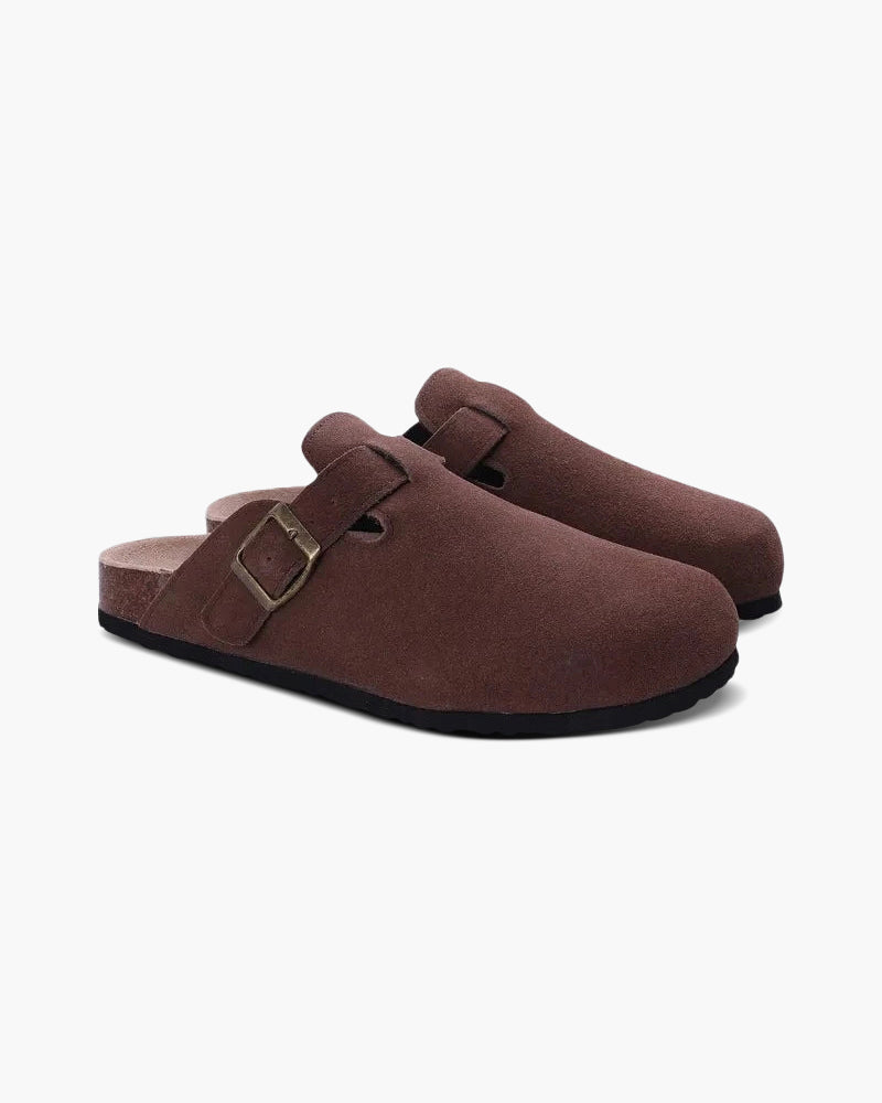 Luke™ | UNISEX Wildleder Clog – Bequeme Pantolette mit ergonomischem Fußbett
