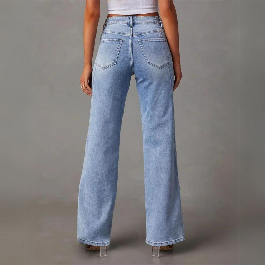 Ella | WEITE JEANS MIT HOHER TAILLE