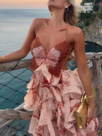 Medina | Abito Maxi Papillon Signature