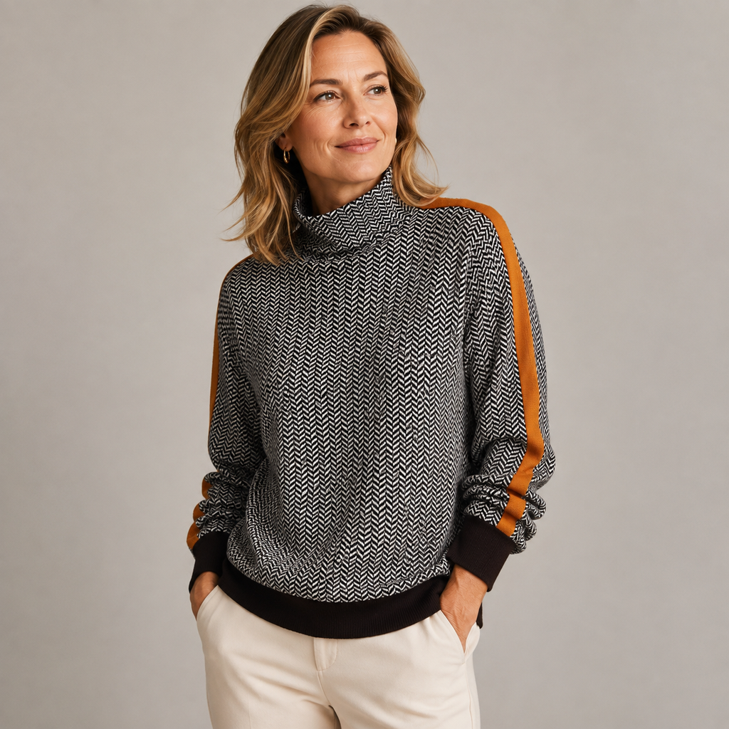 Martina™ | Pullover mit hohem Kragen