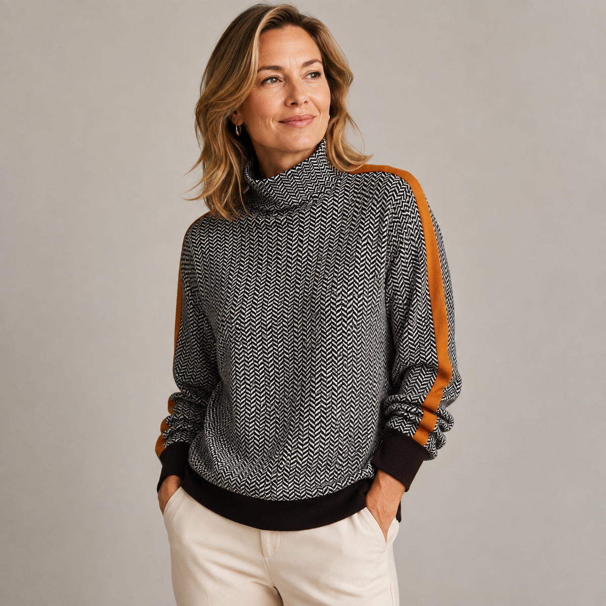 Martina™ | Pullover mit hohem Kragen