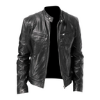Calvin™ | Veganes Leder Herrenjacke