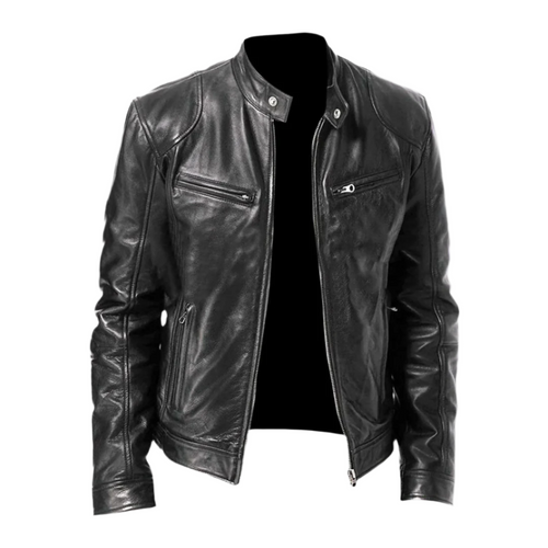 Calvin™ | Veganes Leder Herrenjacke