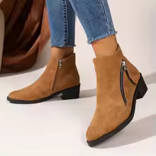 Camille | Elegante Wildleder-Stiefeletten