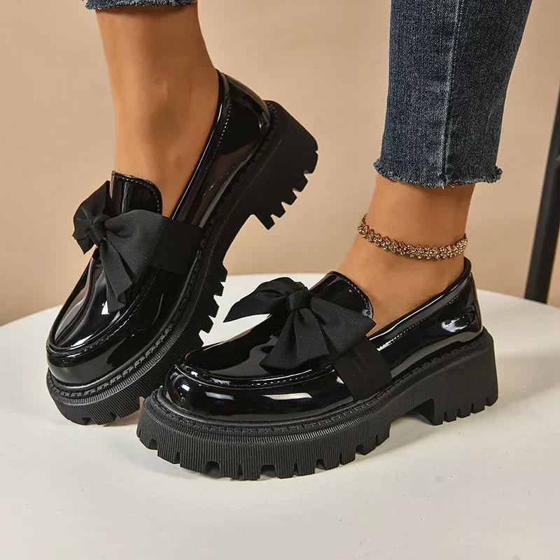 Valentina | Loafer mit großer Schleife