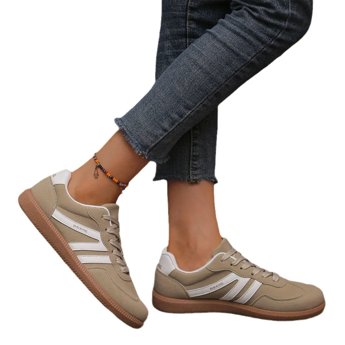Damen Retro Sneaker – Zeitloser Stil & Hoher Tragekomfort