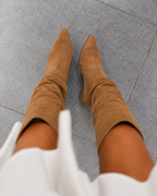Colette | Hohe Wildlederstiefel