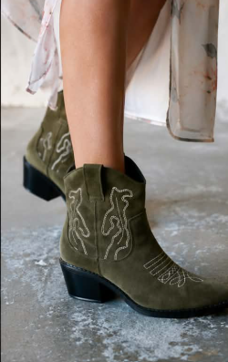 Élise | Kurze Wildleder-Stiefeletten