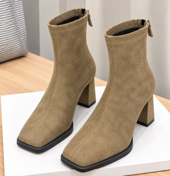 Madeleine | Elegante Wildleder-Stiefeletten