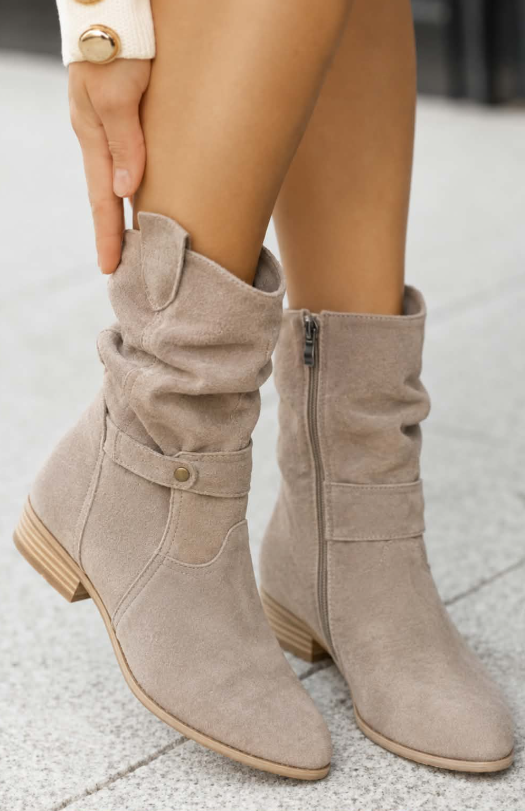 Clémence | Weiche Wildleder-Stiefeletten