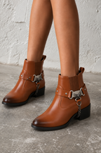 Anaïs | Wildleder-Stiefeletten im Westernstil