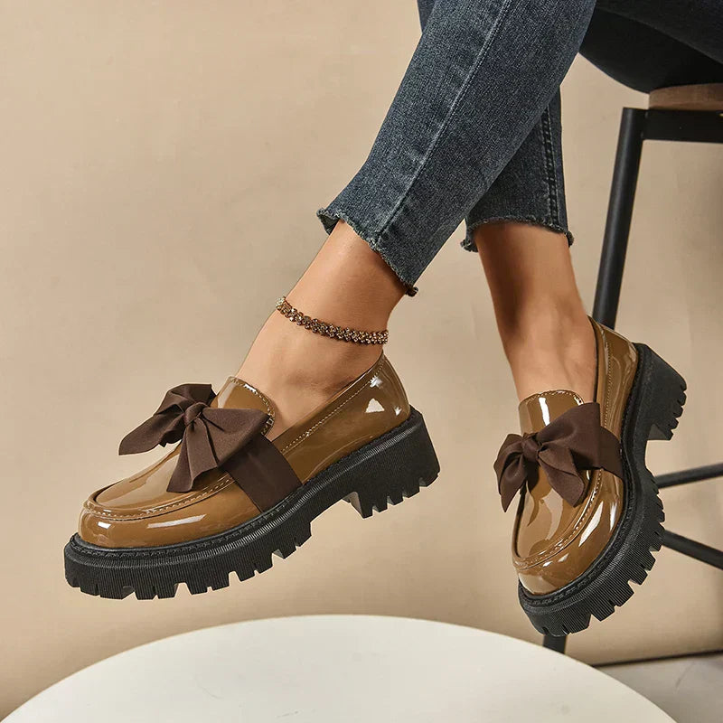 Valentina | Loafer mit großer Schleife